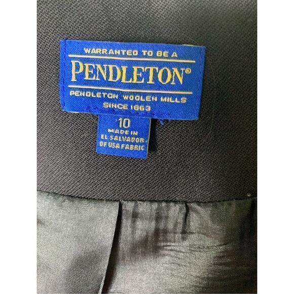 Pendleton vintage houndstooth jacket 100% virgin wool size 10 - Picture 3 of 6